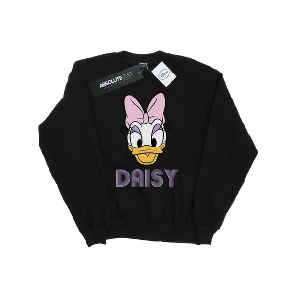 Disney Girls Daisy Duck Face Sweatshirt