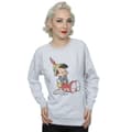 Miniatyrbillede 4 af 5: Pinocchio Womens/Ladies Classic Heather Sweatshirt