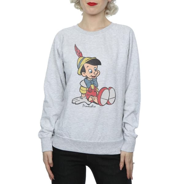 Pinocchio Womens/Ladies Classic Heather Sweatshirt
