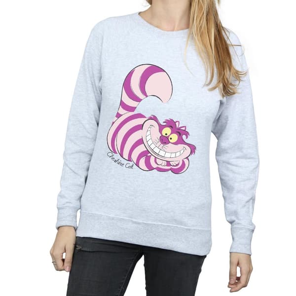Alice In Wonderland Womens/Ladies Cheshire Cat Sweatshirt