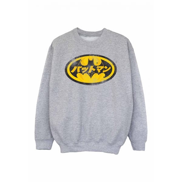 Batman Sweatshirt med japansk logotyp för pojkar