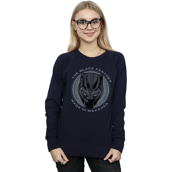 Black Panther Womens/Ladies Made In Wakanda Sweatshirt