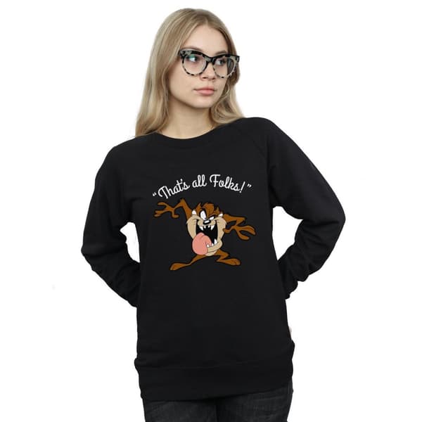 Looney Tunes Womens/Ladies That´s All Folks Taz Sweatshirt