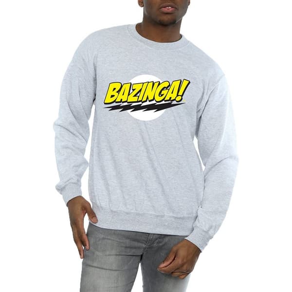 The Big Bang Theory Mens Bazinga Sheldon Sweatshirt