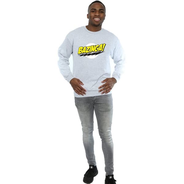 The Big Bang Theory Mens Bazinga Sheldon Sweatshirt
