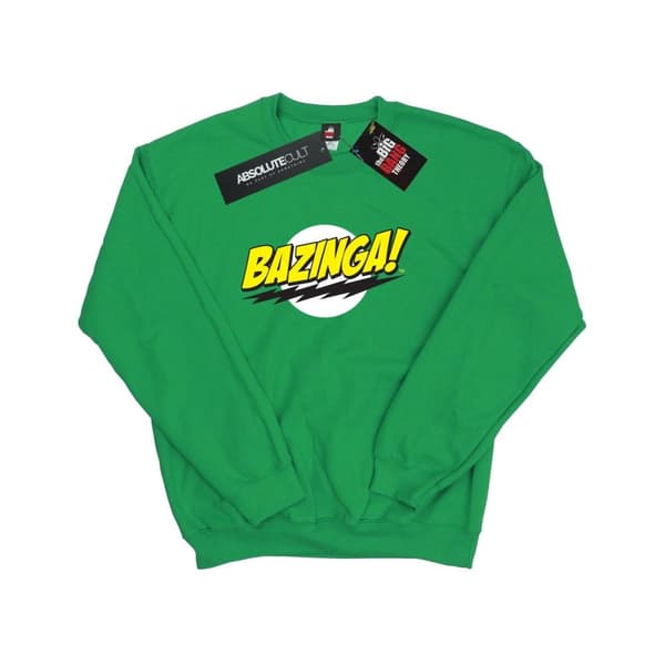 The Big Bang Theory Mens Bazinga Sheldon Sweatshirt