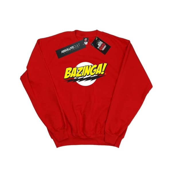 The Big Bang Theory Mens Bazinga Sheldon Sweatshirt