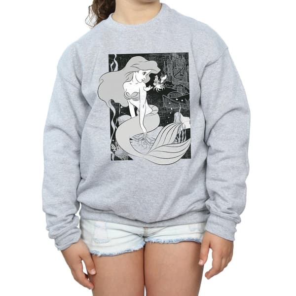 The Little Mermaid Sweatshirt i bomull för flickor