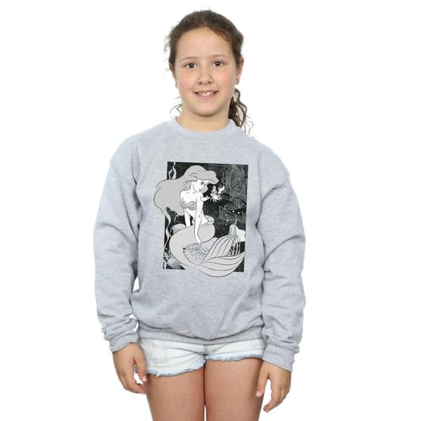 The Little Mermaid Sweatshirt i bomull för flickor