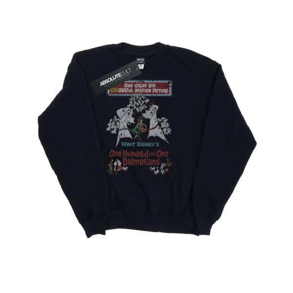 101 Dalmatians Womens/Ladies Retro Poster Sweatshirt