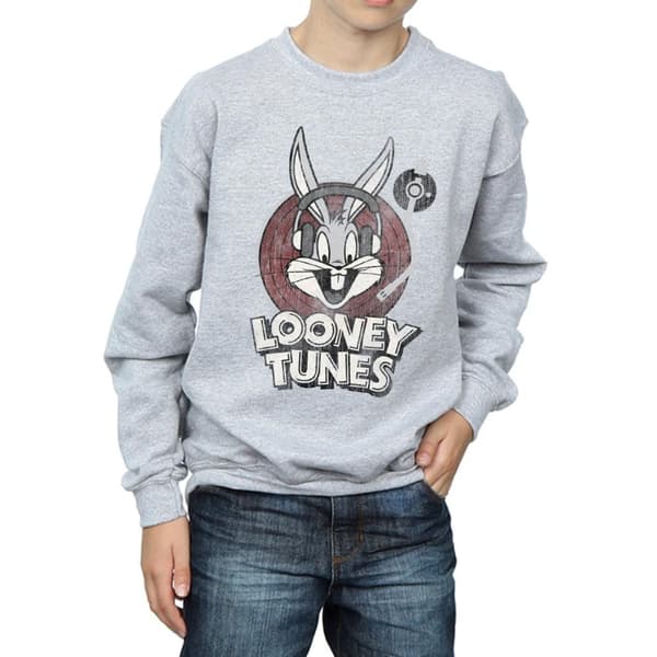Looney Tunes Boys Bugs Bunny Circle Logo Sweatshirt