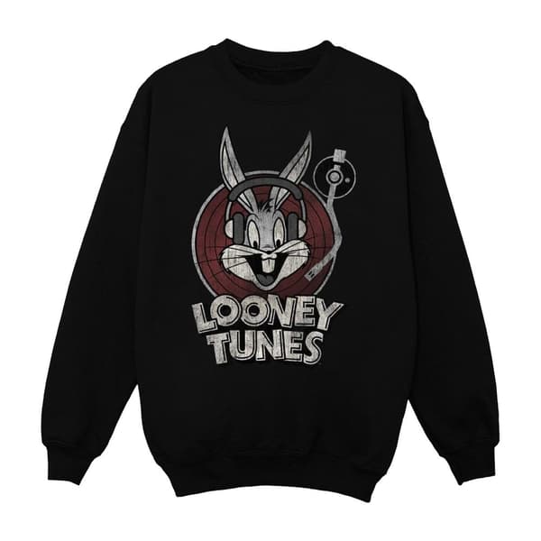 Looney Tunes Pojkar Bugs Bunny - Sweatshirt med cirkelformad logotyp