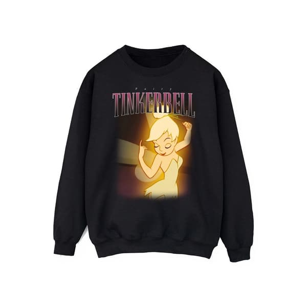 Tinkerbell Womens/Ladies Montage Sweatshirt Black XL