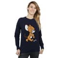 Miniatyrbilde 2 av 5: Tom and Jerry Womens/Ladies Angry Mouse Cotton Sweatshirt