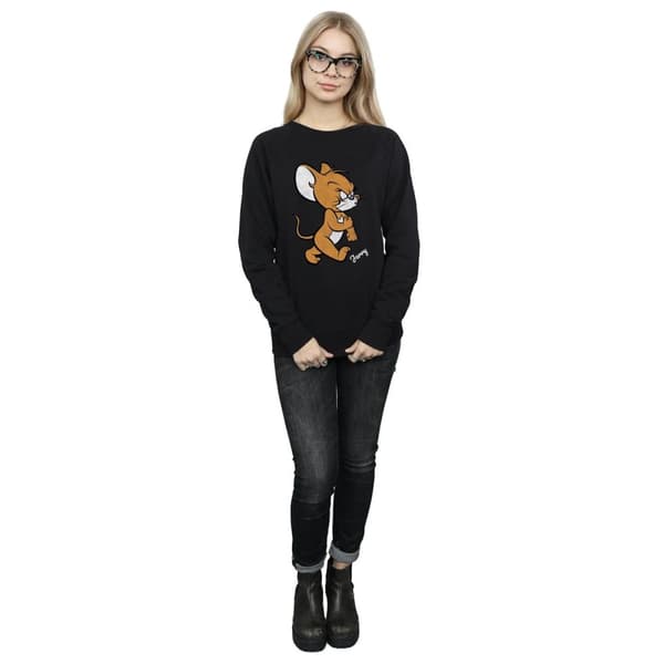 Tom and Jerry Womens/Ladies Angry Mouse Cotton Sweatshirt