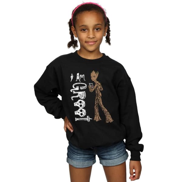 Avengers Infinity War Girls I Am Teenage Groot Sweatshirt