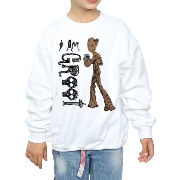 Avengers Infinity War Girls I Am Teenage Groot Sweatshirt