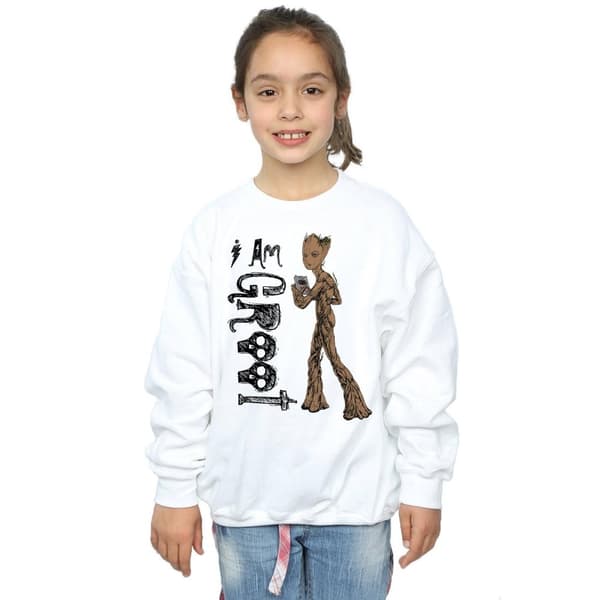 Avengers Infinity War Girls I Am Teenage Groot Sweatshirt
