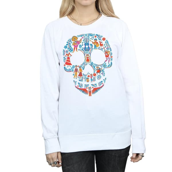 Coco Womens/Ladies Skull Cotton Sweatshirt
