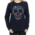 Miniatyrbillede 1 af 4: Coco Womens/Ladies Skull Cotton Sweatshirt