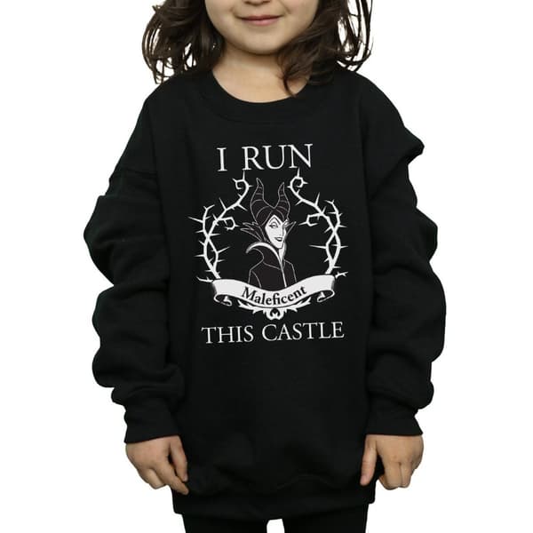 Maleficent Girls I Run This Castle Sweatshirt i bomull