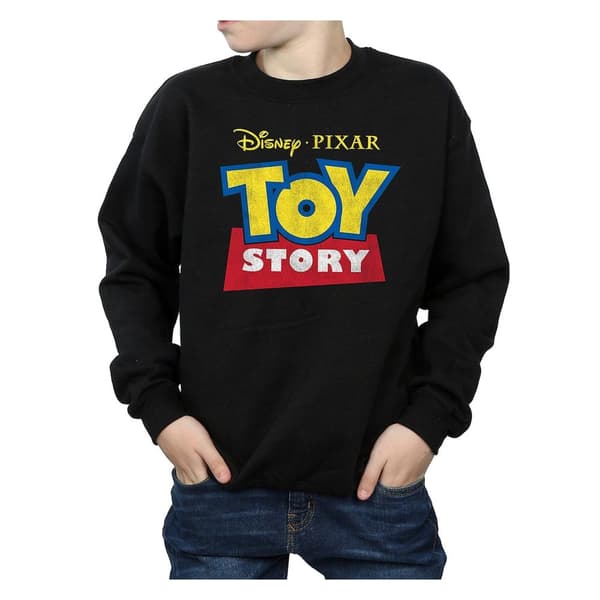 Toy Story Pojkar - Sweatshirt i bomull med logotyp