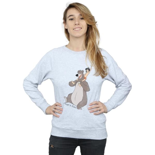 Jungle Book Womens/Ladies Classic Mowgli And Baloo Sweatshirt