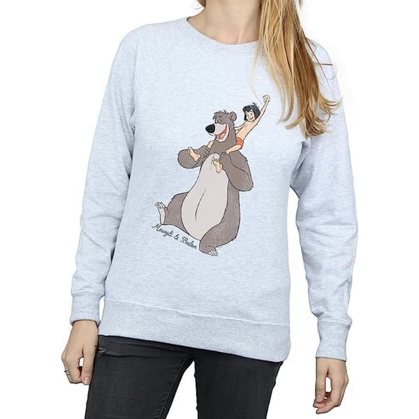 Jungle Book Womens/Ladies Classic Mowgli And Baloo Sweatshirt