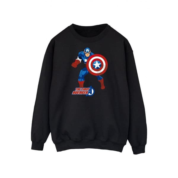 Captain America Unisex Adult The First Avenger Sweatshirt