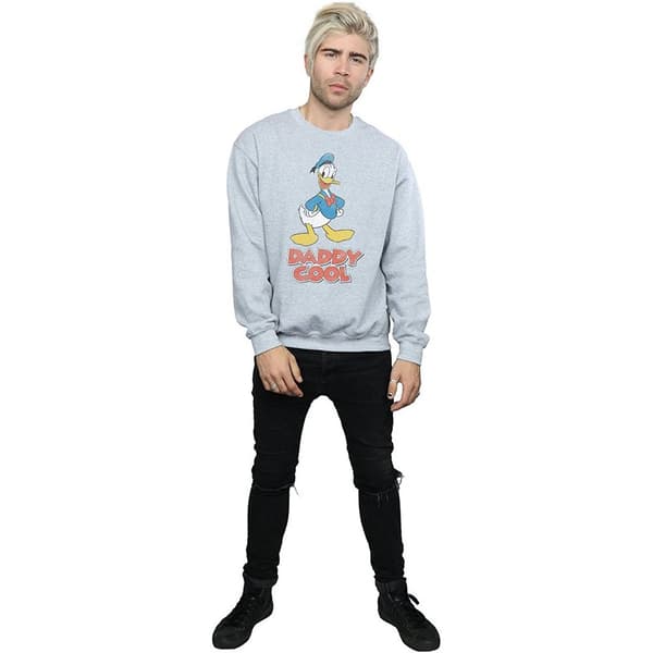 Disney Mens Daddy Cool Donald Duck Sweatshirt