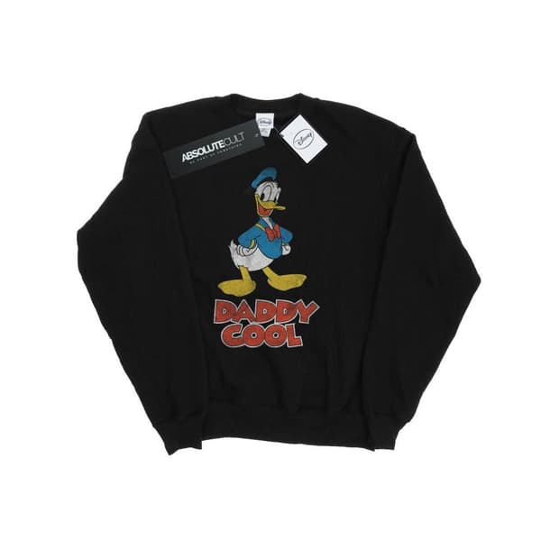 Disney Mens Daddy Cool Donald Duck Sweatshirt