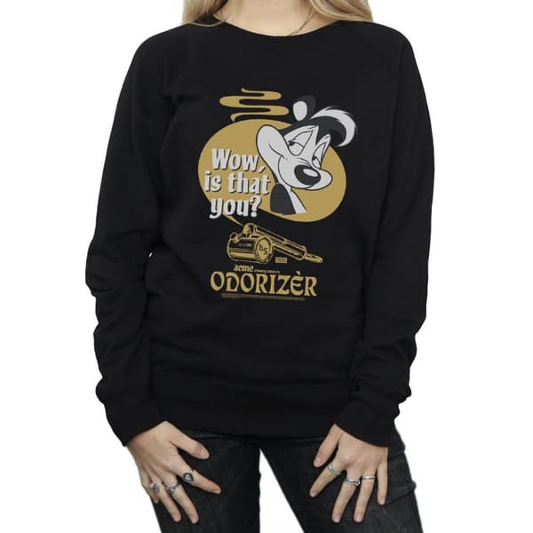 Looney Tunes Dam/Tjej Odorizer Pepe Le Pew Sweatshirt