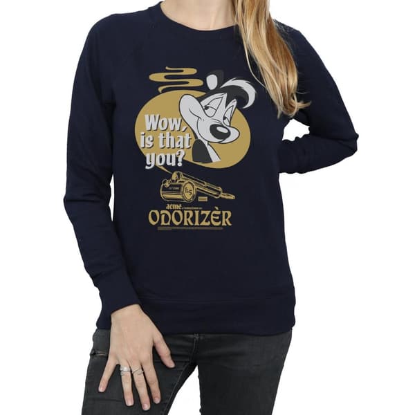 Looney Tunes Dam/Tjej Odorizer Pepe Le Pew Sweatshirt