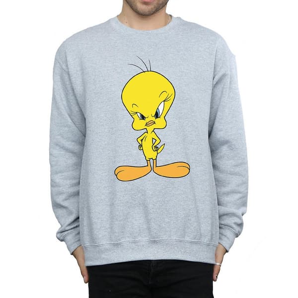 Looney Tunes Mens Angry Tweety Sweatshirt