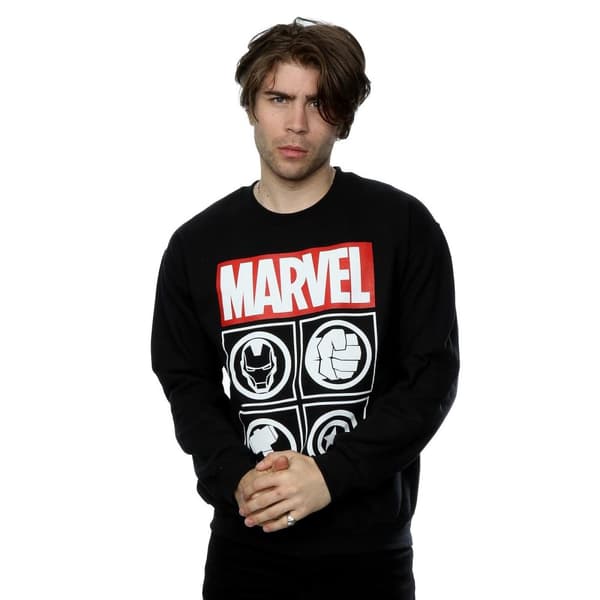 Avengers Sweatshirt med ikoner för herrar