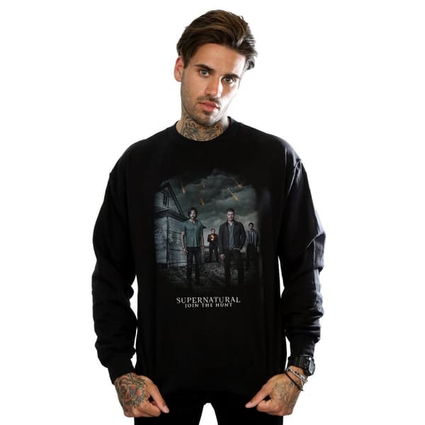 Supernatural Sweatshirt med meteorregn för herrar