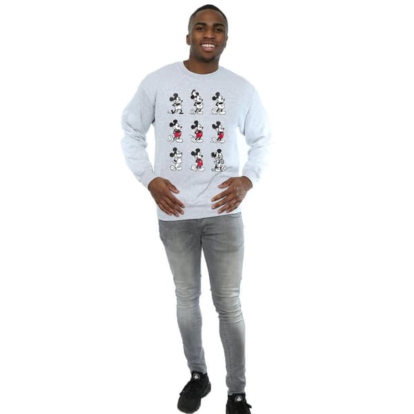 Disney Mens Mickey Mouse Evolution Sweatshirt