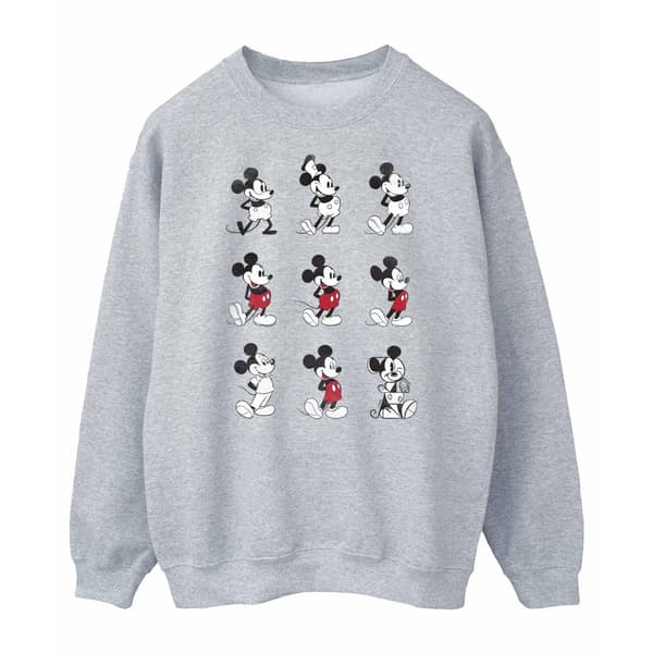 Disney Mens Mickey Mouse Evolution Sweatshirt