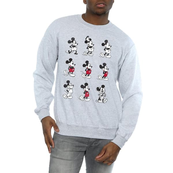 Disney Mens Mickey Mouse Evolution Sweatshirt