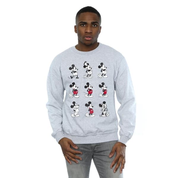 Disney Mens Mickey Mouse Evolution Sweatshirt