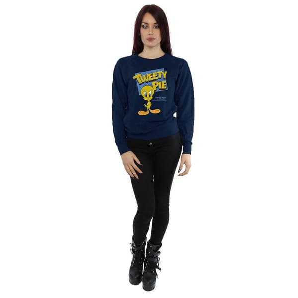 Looney Tunes Womens/Ladies Classic Tweety Cotton Sweatshirt