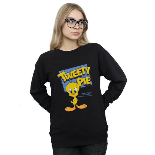 Looney Tunes Womens/Ladies Classic Tweety Cotton Sweatshirt