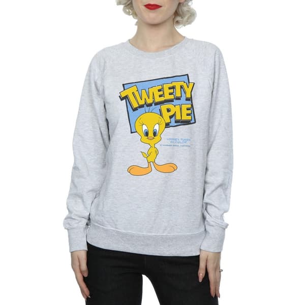 Looney Tunes Womens/Ladies Classic Tweety Cotton Sweatshirt