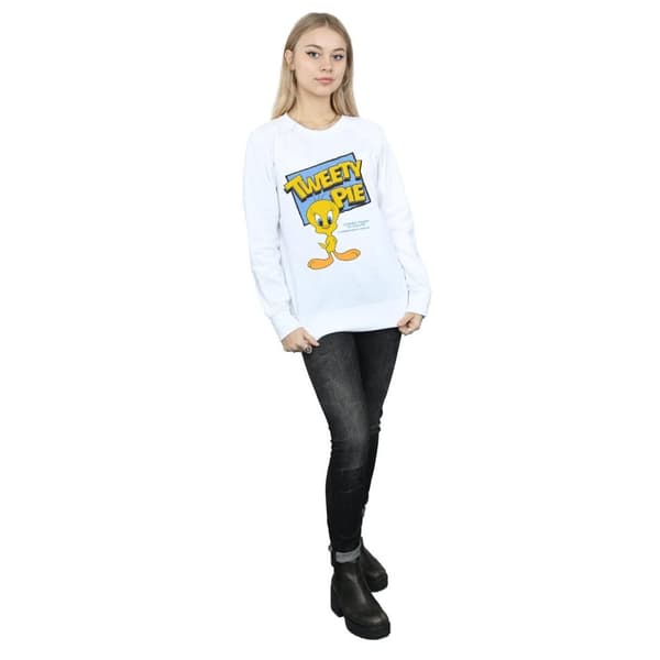 Looney Tunes Womens/Ladies Classic Tweety Cotton Sweatshirt