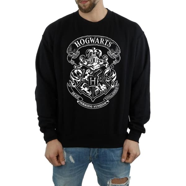 Harry Potter Sweatshirt i bomull med Hogwarts-emblem