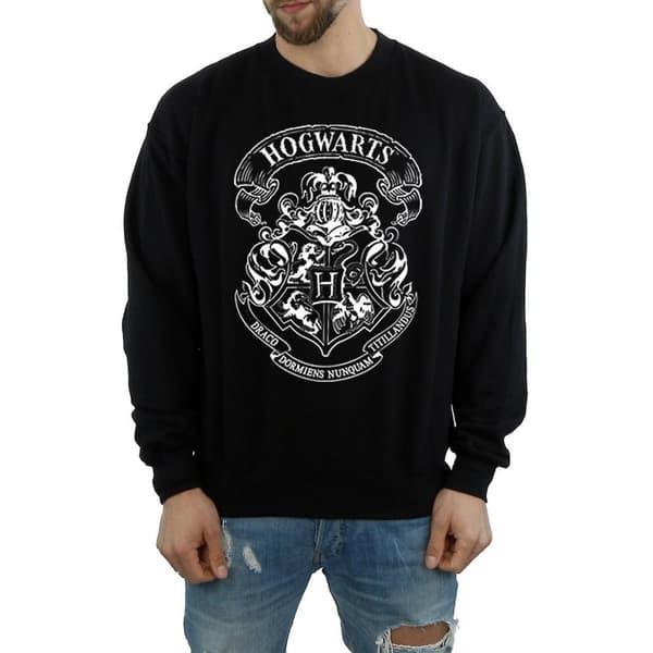 Harry Potter Sweatshirt i bomull med Hogwarts-emblem