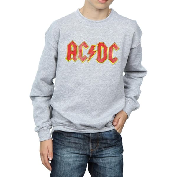 AC/DC Boys Distressed Logo Sweatshirt