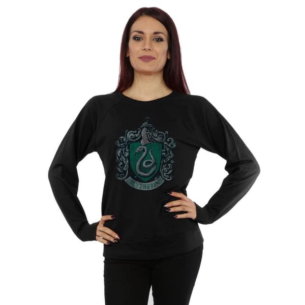 Harry Potter Slytherin-tröja i bomull för damer/damer