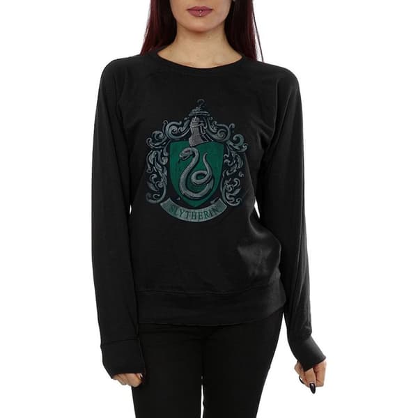 Harry Potter Slytherin-tröja i bomull för damer/damer