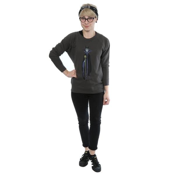 Sleeping Beauty Womens/Ladies Classic Maleficent Heather Sweatshirt